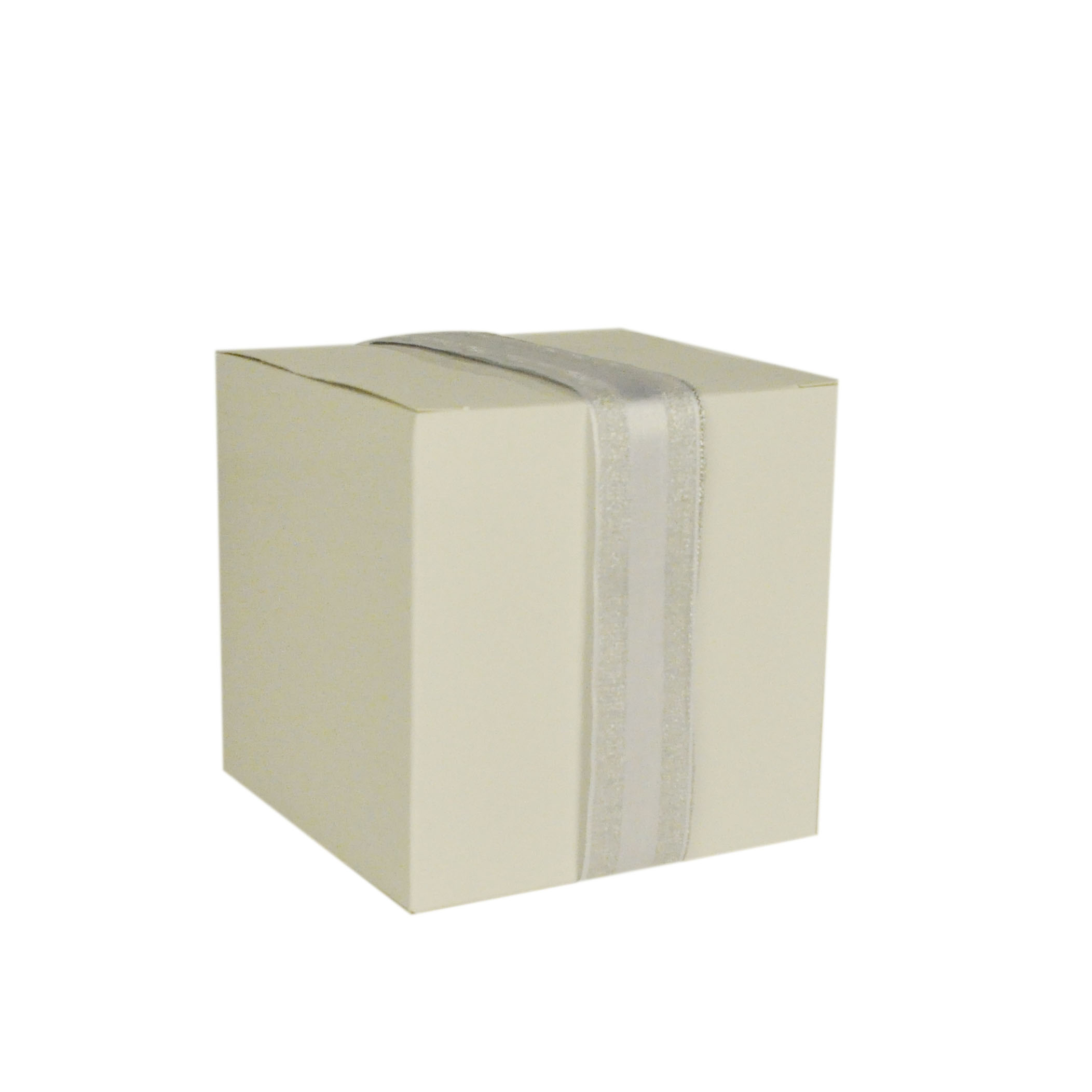 White Cube Bomboniere Box - 100mm