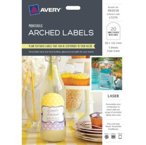 Avery Labels - Textured Arched - 89 x 120.7mm