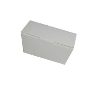White Small Emerald Bomboniere Box